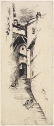 Via delle scale, Siena, 1883